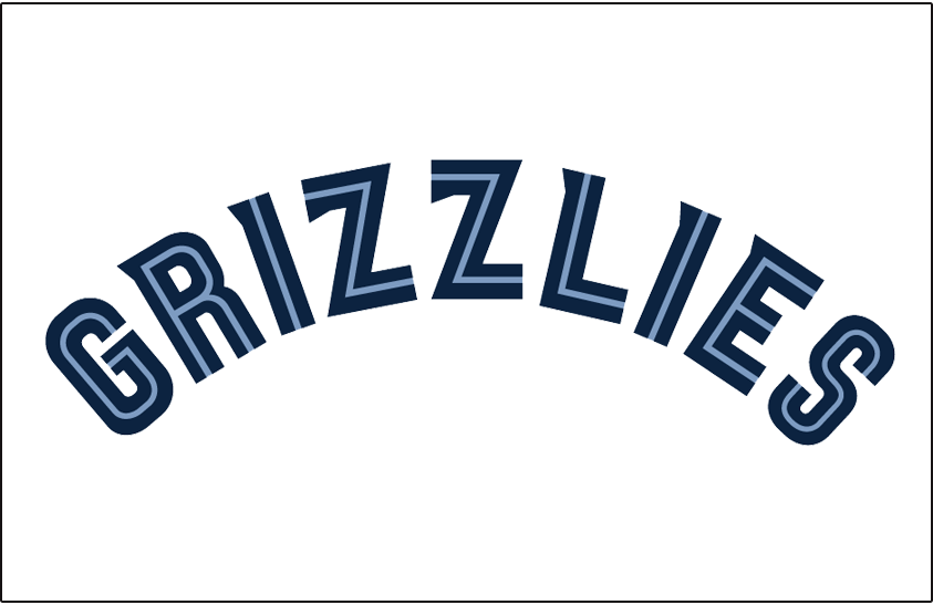 Memphis Grizzlies 2004-2018 Jersey Logo fabric transfer